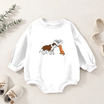 Discover Funny Dog Lovers Online Dating Internet Blind Date Baby Romper Sweatshirts