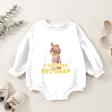 Discover I SURVIVED THE SNAP Baby Romper Sweatshirts