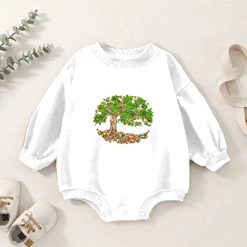 Discover Tree of life Poster Baby Romper Sweatshirts