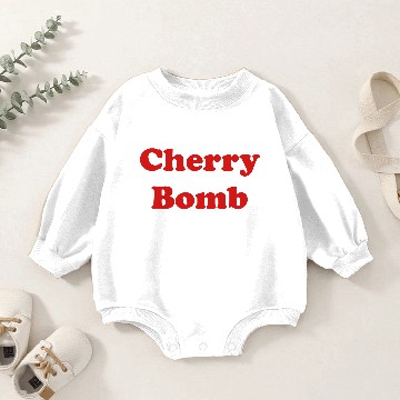 Discover Cherry Bomb Baby Romper Sweatshirts