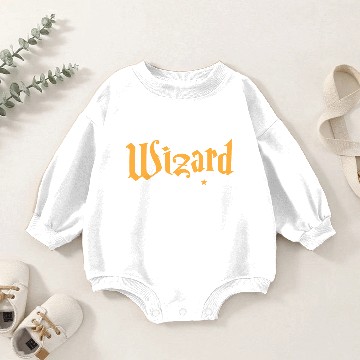 Discover Wizard Magician Sorcerer Black Magic Funny Gift Baby Romper Sweatshirts