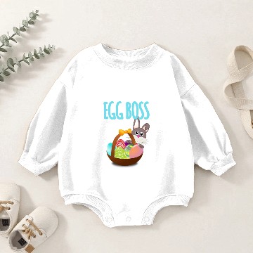 Discover Egg Boss Easter Baby Romper Sweatshirts Boy Easter Baby Romper Sweatshirts Girl