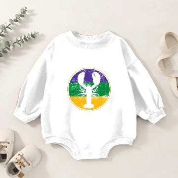 Discover Lobster Seafood Crawfish Baby Romper Sweatshirts
