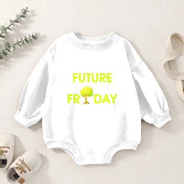 Discover Future Friday Environment Protest carbondioxide Baby Romper Sweatshirts