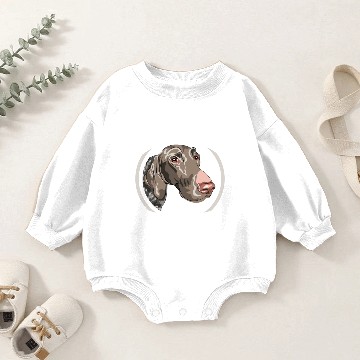 Discover German Shorthaired Pointer Dad Baby Romper Sweatshirts