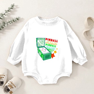 Discover Pinball Baby Romper Sweatshirts
