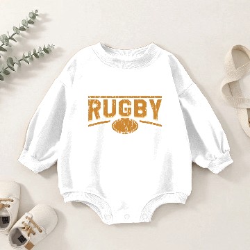 Discover Rugby Baby Romper Sweatshirts