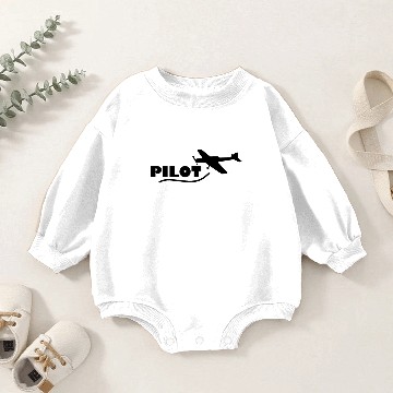 Discover Pilot Pilots airplane gift Baby Romper Sweatshirts