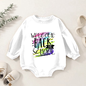 Discover Welcome Back to School Teacher Baby Romper Sweatshirts