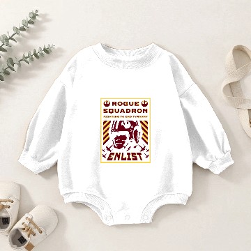 Discover Rogue Squadron Propaganda Baby Romper Sweatshirts