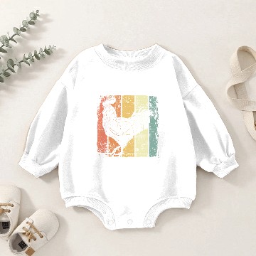 Discover Farmer Cock Baby Romper Sweatshirts