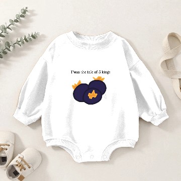 Discover Blueberry Baby Romper Sweatshirts
