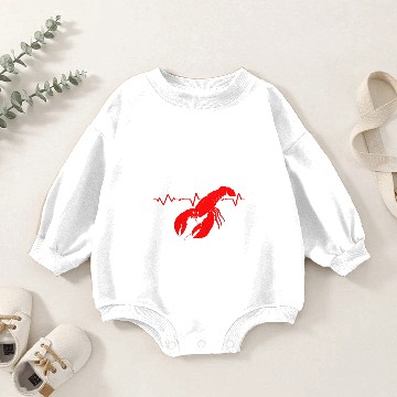 Discover Lobster Baby Romper Sweatshirts
