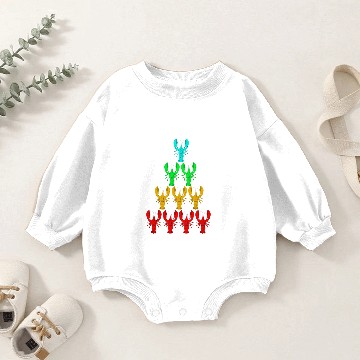 Discover Lobster Baby Romper Sweatshirts