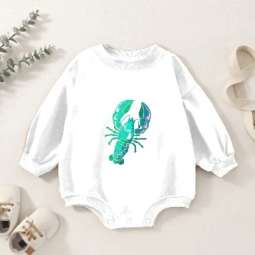 Discover Lobster Baby Romper Sweatshirts