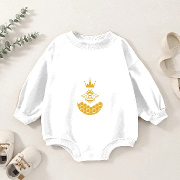 Discover Beekeeper Beekeeping Honey Bee Beehive Honeycomb Baby Romper Sweatshirts