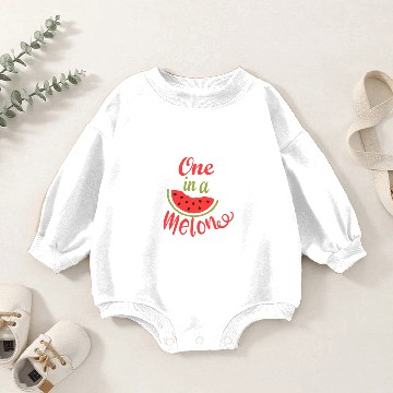 Discover One In A Melon Baby Romper Sweatshirts