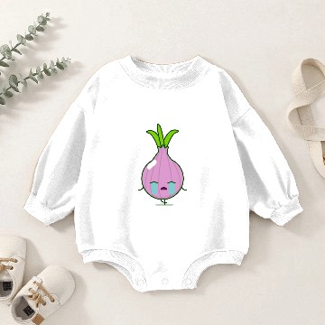 Discover Cute Crying Onion Baby Romper Sweatshirts