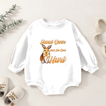 Discover Funny Easter Bunny Rabbit Hare Pun Gift Baby Romper Sweatshirts