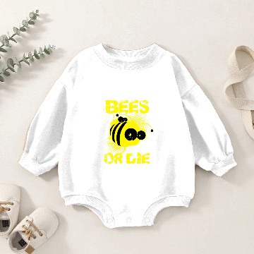 Discover bees or die beekeeper Baby Romper Sweatshirts