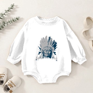 Discover Geronimo Apache Native American Indian Warrior Baby Romper Sweatshirts