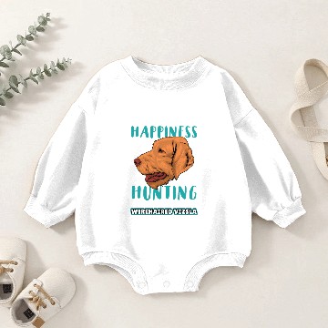 Discover Wirehaired Vizsla Baby Romper Sweatshirts