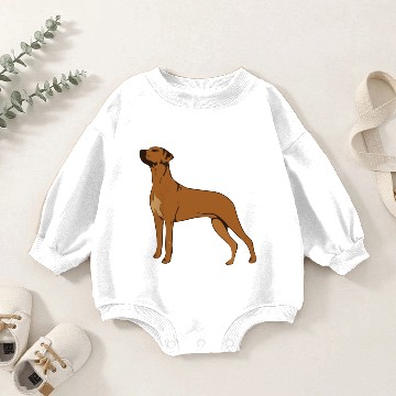Discover Rhodesian Ridgeback Baby Romper Sweatshirts