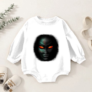 Discover Zombie ghost creepy portr Baby Romper Sweatshirts