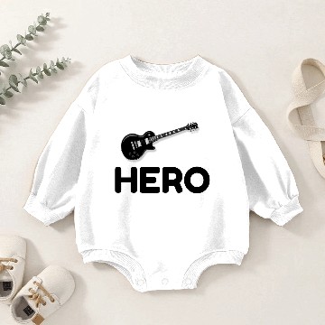 Discover Guitar Hero Baby Romper Sweatshirts
