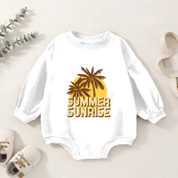 Discover Summer Sunrise Baby Romper Sweatshirts