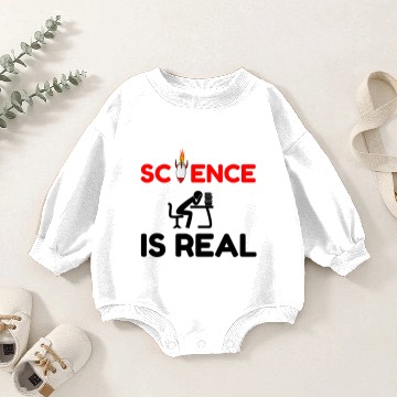 Discover SCIENCE IS REAL Baby Romper Sweatshirts