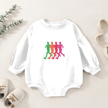 Discover Power Walking Baby Romper Sweatshirts