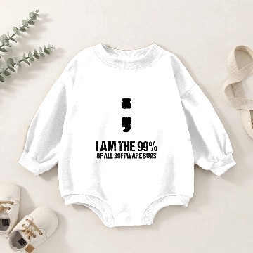 Discover Computer science Programmer Software Bug Gift Baby Romper Sweatshirts