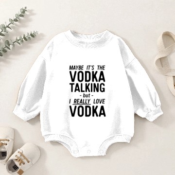 Discover Really love vodka Baby Romper Sweatshirts