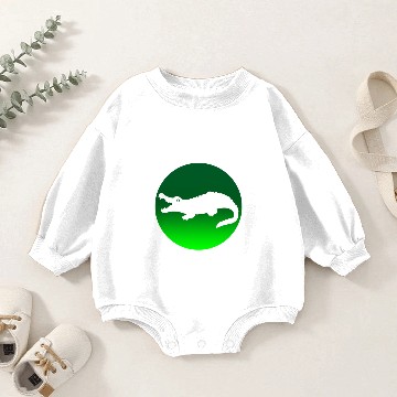 Discover Crocodile Reptile Baby Romper Sweatshirts