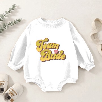 Discover Bachelorette Party - Team Bride design Baby Romper Sweatshirts