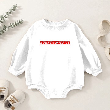 Discover Young Misfits simplistic Baby Romper Sweatshirts
