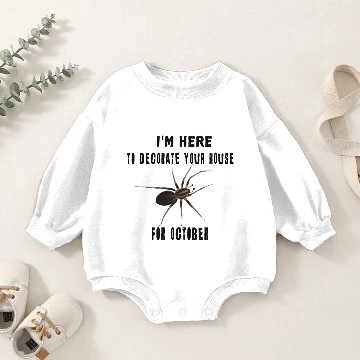 Discover Spider Halloween Decorate House Baby Romper Sweatshirts