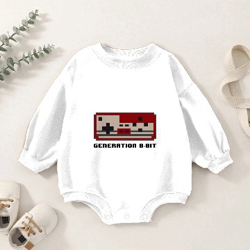 Discover Generation 8 bit Controller Gamepad Videogames Baby Romper Sweatshirts