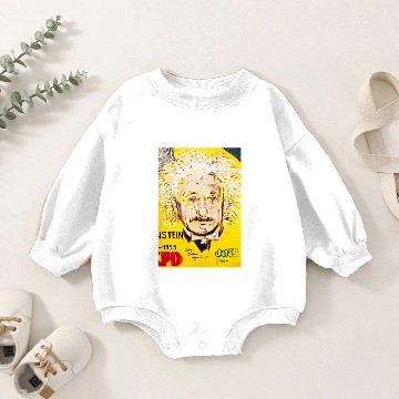 Discover Albert Einstein Berlin Wall Art Baby Romper Sweatshirts
