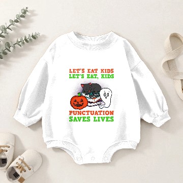 Discover Punctuation Saves Lives Baby Romper Sweatshirts