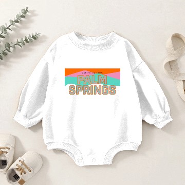 Discover Palm Springs Baby Romper Sweatshirts