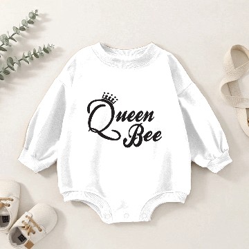 Discover queen bee crown Baby Romper Sweatshirts