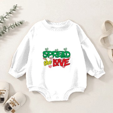 Discover Spread the love! heart kindness happiness gift Baby Romper Sweatshirts
