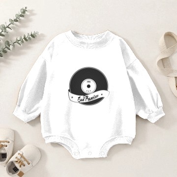 Discover San Francisco Vinyl Baby Romper Sweatshirts with Vinyl record