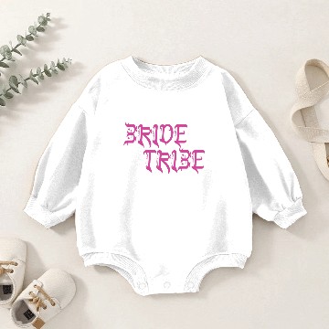 Discover Bride Tribe, Bride Squad, Bachelorette Party Baby Romper Sweatshirts