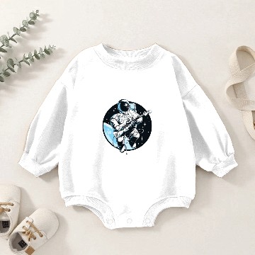 Discover Astronaut Guitarist - Space Musician Music Lover Baby Romper Sweatshirts