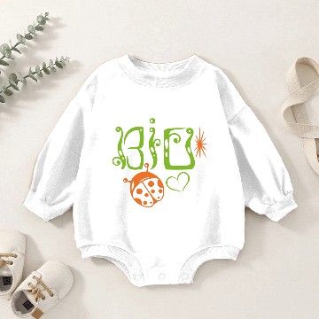 Discover Organic ladybug climate protection environment Baby Romper Sweatshirts
