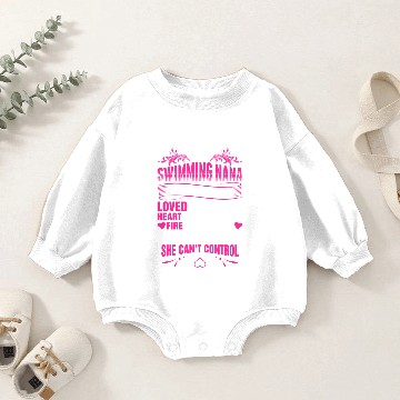 Discover Swimming Nana Loved By Plenty Baby Romper Sweatshirts