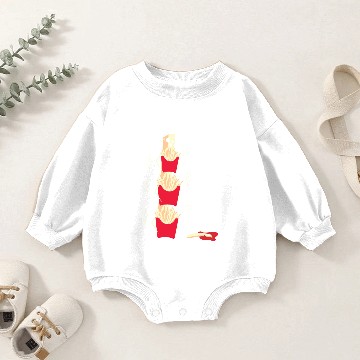 Discover French fries Baby Romper Sweatshirts